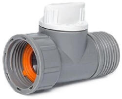 Bradas 3/4" KB csatlakozó elzárható WHITE LINE