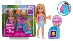 Barbie Papusa Chelsea cu rucsac surpriza, set cu accesorii, 3 ani+ Papusa
