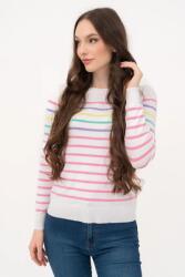 BUDMIL Kötött pulóver Női M fehér-színes 20050799-001242-0399