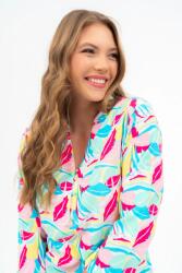 BUDMIL 3/4-es ujjú női blúz Női M fehér-pasztell 20770069-002251-0399