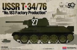 Academy Models 1/35 USSR T-34/76 No. 183 tank modell gyári változat (AC13505)