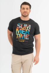 BUDMIL modern fit póló Férfi S s. szürke melír