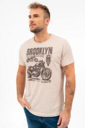 BUDMIL regular fit póló Férfi XXXL bézs melanzs 20300447-002251-0799