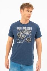 BUDMIL regular fit póló Férfi L s. kék-melír 20300447-003251-0499