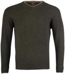 Jack Pyke Ashcombe V nyakú gyapjú pulóver sötét olívazöld L (THAJVNECASHDOL)