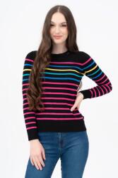 BUDMIL Kötött pulóver Női S fekete-színes 20050799-002242-0299