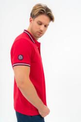 BUDMIL Modern fit galléros póló Férfi XXXL piros 20730264-002251-0799