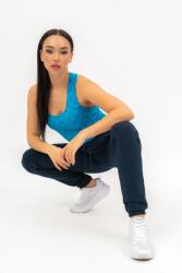 BUDMIL Gumis aljú szabadidőnadrág Női XXL s. kék 20210440-002251-0699