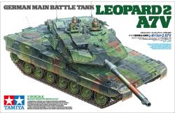 TAMIYA 1/35 Leopárd 2 A7V német tank modell (TA35387)