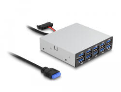 Delock 3.5 USB 5 Gbps első panel 10 x USB A-típusú