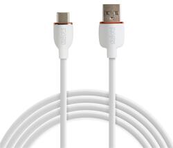 Delight 55553WH-1 Cablu de date, TYPE-C / USB-A, ALB, 1 M, 2.4A, 12 W (55553WH-1)