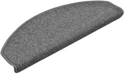 vidaXL 30 db sötétszürke lépcsőszőnyeg 65x24x4 cm 3365761 (3365761)