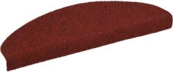 vidaXL 30 db piros öntapadó lépcsőszőnyeg 65x21x4 cm 3365659 (3365659)