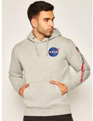 Alpha Industries Férfi sportpulóver, ALPHA INDUSTRIES, 376731, szürke, pamut, L INTL (0000207376731-L)