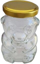 Lombik Kft Üveg maci fém tetővel 180ml (260000278)