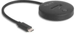 Delock M. 2 Dokkoló Állomás M. 2 NVMe / SATA SSD-hez USB 10 Gbps USB Type-C Dugó