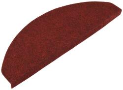 vidaXL 30 db piros öntapadó lépcsőszőnyeg 65 x 22, 5 x 3, 5 cm 3365915 (3365915)
