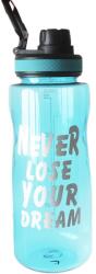 Pufo Motivational diplomás kulacs sportoláshoz, fitneszhez, edzéshez, 1 l, kék (Pufo2964albastru)