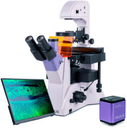 MAGUS Lum VD500L LCD fluoreszcens fordított digitális mikroszkóp