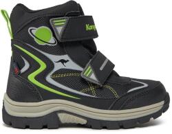 KangaROOS Kenguruk gyerek csizma, 301088578, Ekobőr/Textil, 33 EU, Fekete (0000301088578_33)