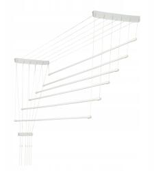 Kadax Mennyezeti ruhaszárító, KADAX, Acél, 6 rúd, 90 cm, Fehér (27311) Ruhaszárító