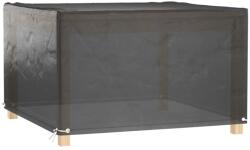 vidaXL négyzet alakú kerti bútorhuzat 8 fűzőlyukkal 132 x 132 x 80 cm 319289 (319289)