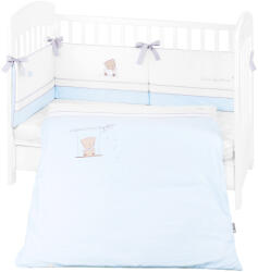 KikkaBoo Бебешки спален комплект с бродерия Kikkaboo - Dream Big, EU style, 70 х 140 сm, 2 части, Blue (41101020121)