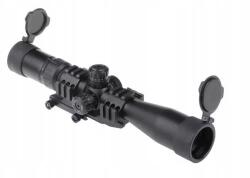 Theta Optics Távcső 3-9X40, 330mm, fekete, piros/zöld/kék háttérvilágítás (THO-10-009055)