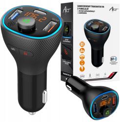 ART Bluetooth Transmitter Fm Kihangosító Gyorstöltő Usb Qc 3.0 Pd (FM-73)