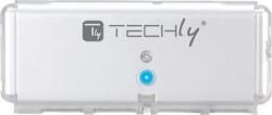 TECHLY IUSB2-HUB599TY hálózati csatlakozó USB 2.0 480 Mbit/s Szürke (IUSB2-HUB599TY) (IUSB2-HUB599TY)