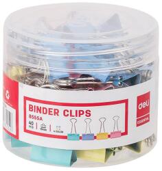 DELI Binder csipesz DELI 19 mm színes 40 darabos DEL08555 (DEL08555)