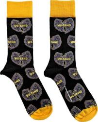 Wu-Tang Clan Grey Logos Black 40-45 Zokni (WTCSCK06MB)