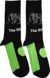 The Beatles Zokni White Album Faces Outlines & Apple Black 40-45 (BEATSCK39MB)