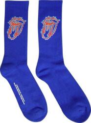 The Rolling Stones Zokni Doodle Tongue Blue 40-45 (RSSCK16MBL)