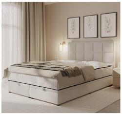 Meble Polskie Kárpitozott ágy matracokkal és ágyneműtárolóval GRACE 140x200 cm bézs 04KTCLU747P140S1WI80 (MF0027)