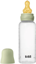 BIBS cumisüvegszett 270 ml - natúr kaucsuk cumifejjel - zsálya