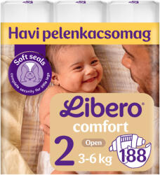 Libero Comfort pelenka 2, 3-6 kg, HAVI PELENKACSOMAG 188 db