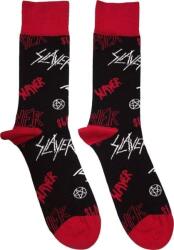 Slayer Logos Pattern Black 40-45 Zokni (SLAYSCK06MB)