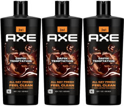 AXE Dark Temptation tusfürdő (3x700 ml)
