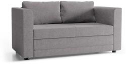 Meble Polskie Kárpitozott, kihúzható kétszemélyes karfás kanapé LAYLA szürke 04PACSO501A136S1SO90 (MF0011)