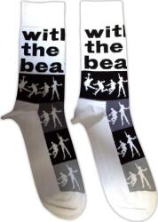 The Beatles With The Beatles Silhouette Stripes White 40-45 Zokni (BEATSCK41MW)