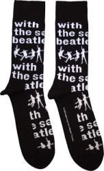 The Beatles Zokni With The Beatles Silhouettes Repeat Black 40-45 (BEATSCK40MB)