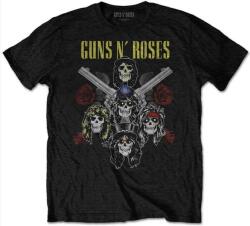 Guns N' Roses Ing Pistols & Roses Unisex Black 2XL (GNRTS89MB05)