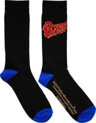 David Bowie Logo Blue Contrast Black 39-45 Zokni (BOWSCK10MB)