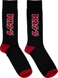Kiss Zokni Red Logo Black 39-45 (KISSSCK01MB)