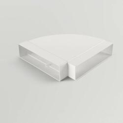 Elica - Lapos csatorna sarok 90° vízszintes 218x55 mm (KIT0121016) - watermarkt