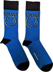 Nirvana Inverse Happy Face Blue 40-45 Zokni (NIRVSCK05MBL)