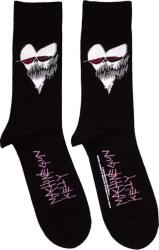 Machine Gun Kelly Zokni Heart Face Black 40-45 (MGKSCK01MB)