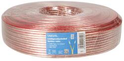 LogiLink CCA 2x0, 25mm2 hangszóró kábel 50m átlátszó (CA1085) (CA1085)