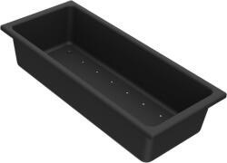 ELLECI - Gyümölcsmosó kosár 378x165x86mm Mixology mosogatóhoz műanyag fekete AVP036BK (AVP036BK)